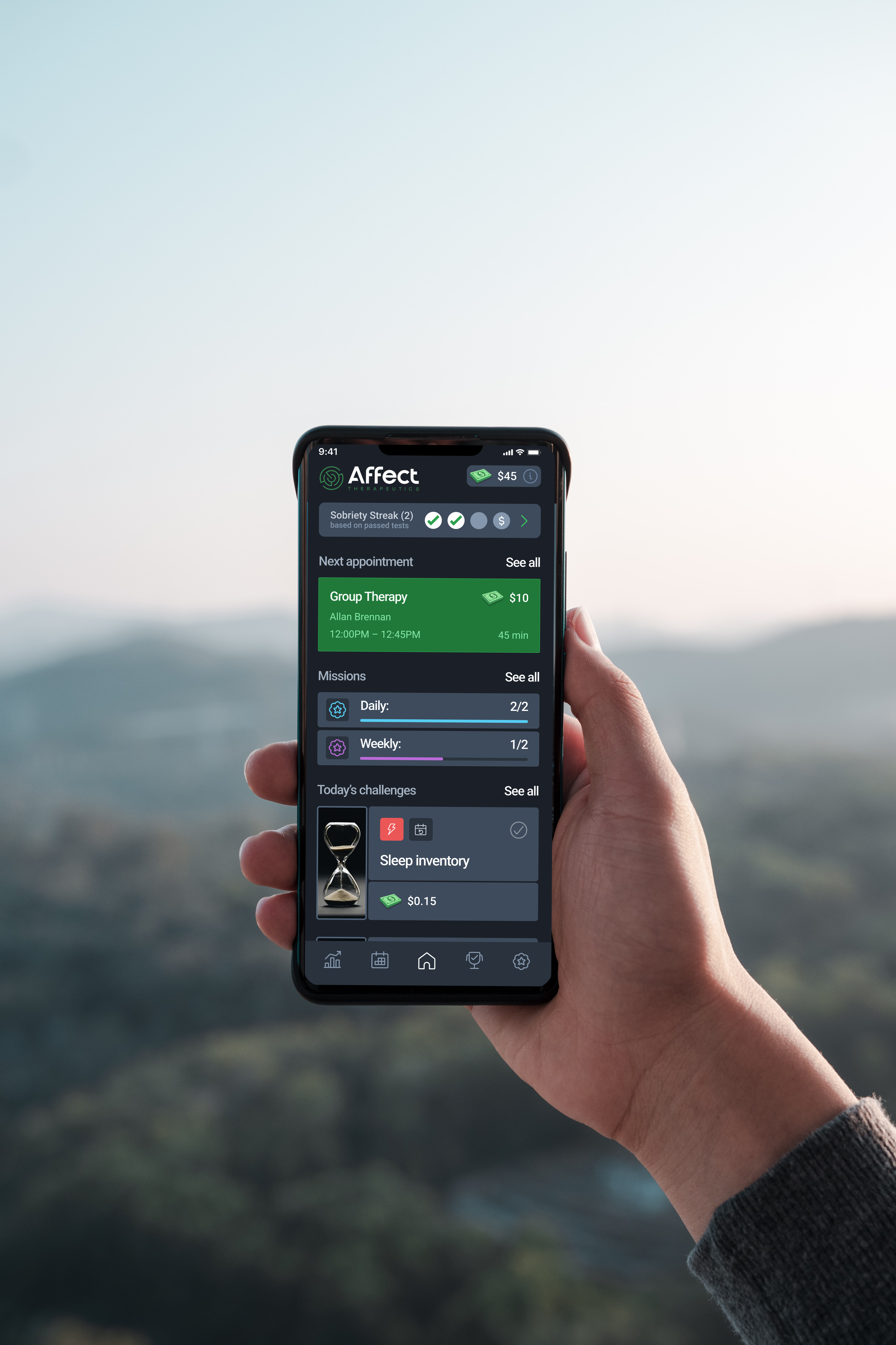 Get digital alcohol and drug addiction treatment in Virginia anywhere with Affect Therapeutics' recovery program for alcohol, marijuana, meth, cocaine, crack, and prescription stimulants. Rehab at home and get online addiction treatment anywhere with the only sober app that has a full licensed telehealth outpatient program.