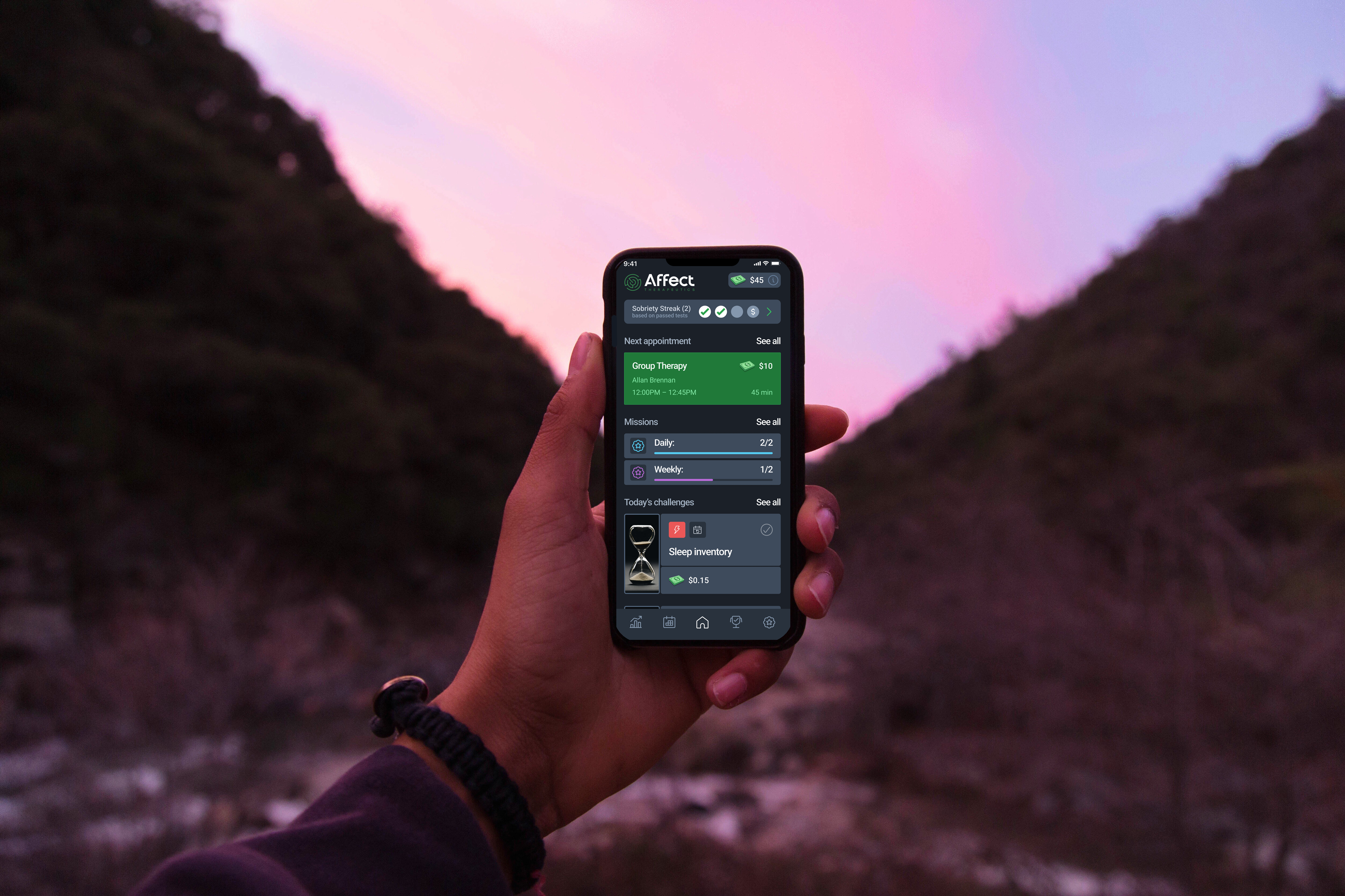 Get digital alcohol and drug addiction treatment in Texas anywhere with Affect Therapeutics' recovery program for alcohol, marijuana, meth, cocaine, crack, and prescription stimulants. Rehab at home and get online addiction treatment anywhere with the only sober app that has a full licensed telehealth outpatient program.
