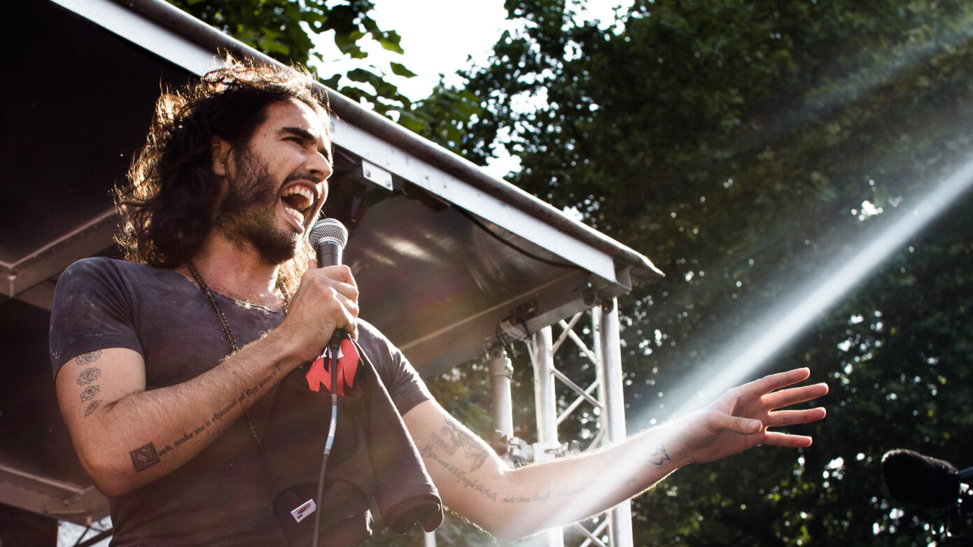 Russell Brand is outspoken about sobriety and addiction