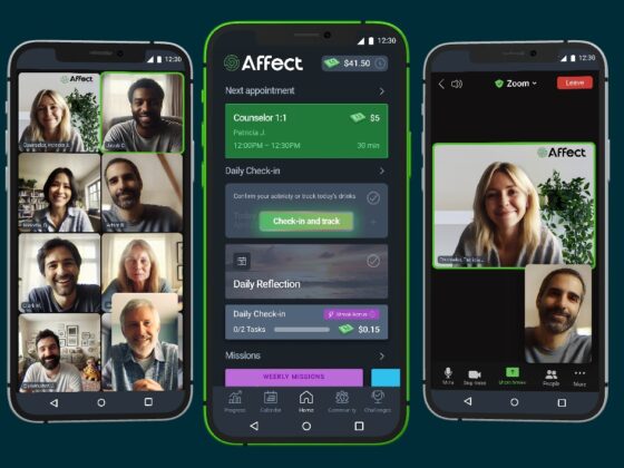 Get addiction treatment online for alcohol and drugs with Affect's sober app and habit tracker